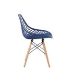 Cadeira Clarice Azul Lado